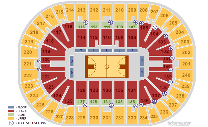 Show Place Arena Seating Chart