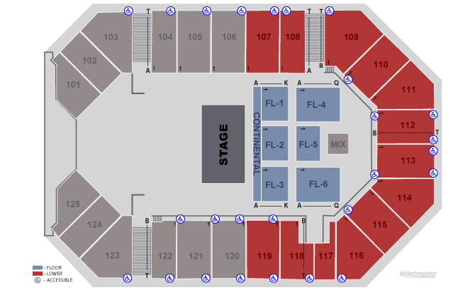 The Arena Corbin Ky Seating Chart