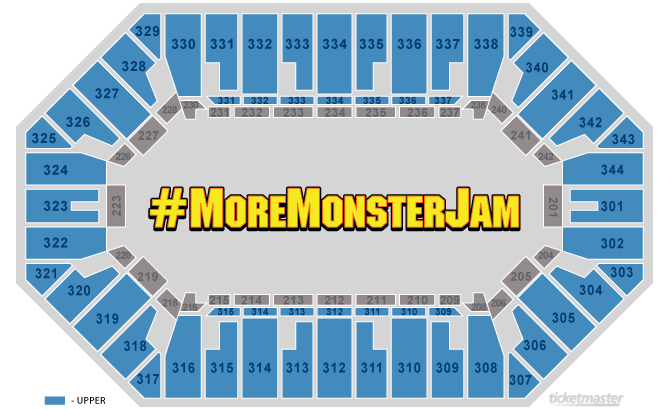 Monster Jam Ford Field Seating Chart