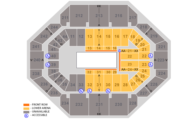 Rupp Arena Lexington Tickets Schedule Seating Chart Directions Disney On Ice Presents Frozen Seating Chart