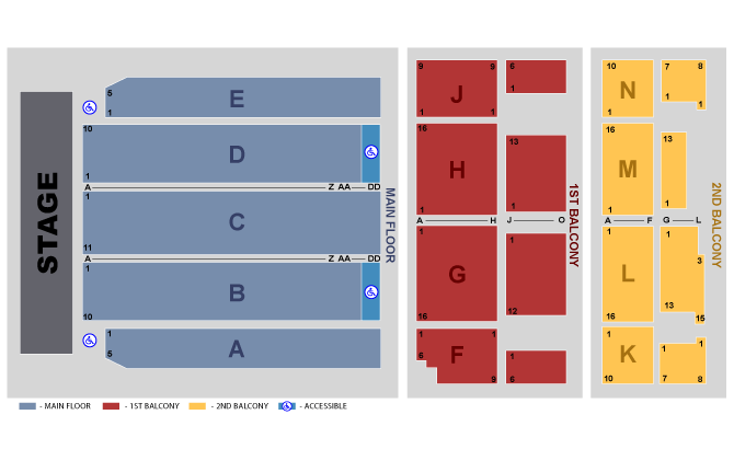 Mcfarlin Auditorium Seating Chart