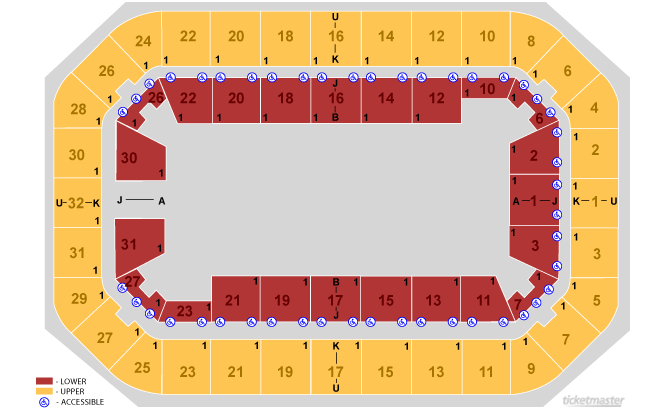 Dow Event Center Seating Chart Seating Charts Tickets - vrogue.co