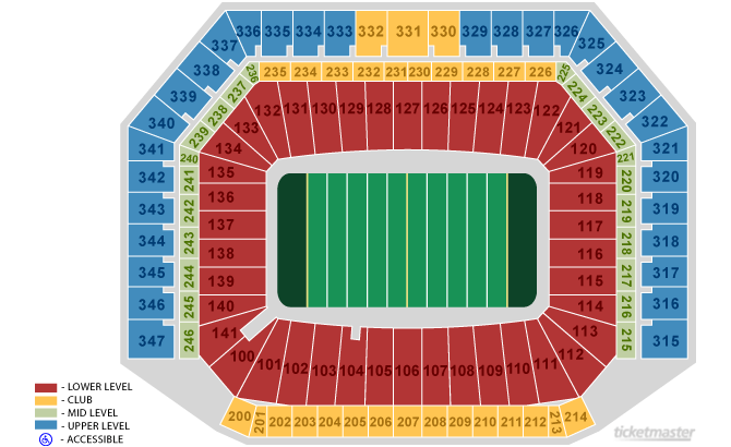 Detroit Lions Home Schedule 2019 & Seating Chart ...