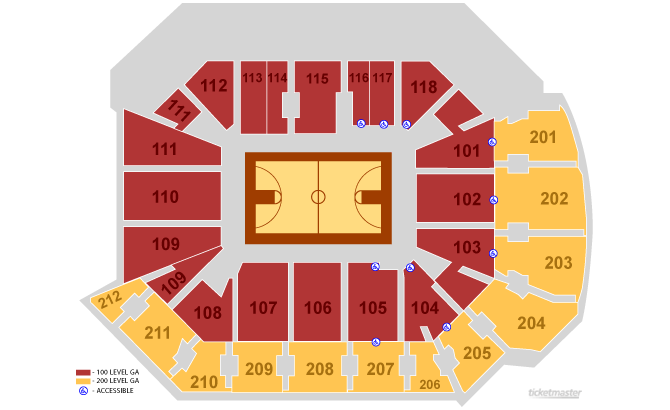 Cfe Arena Seating Chart View