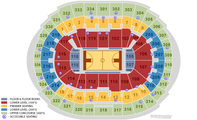 Staples Center Seating Chart Concert