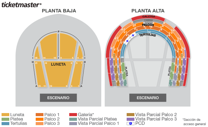 Seat map