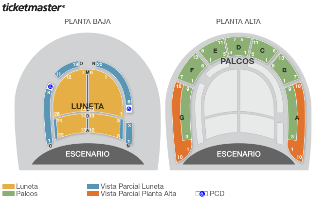 Seat map
