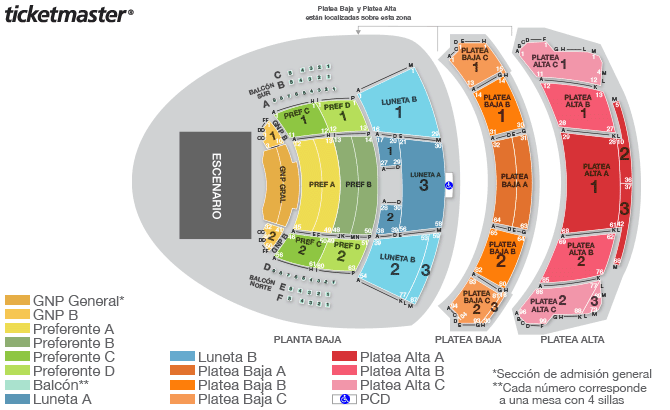 Seat map