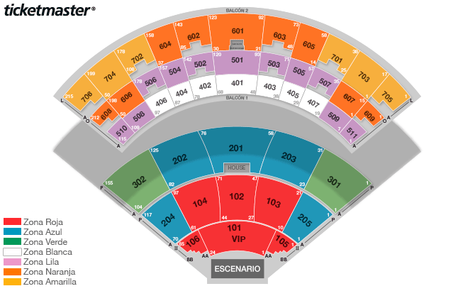 Seat map