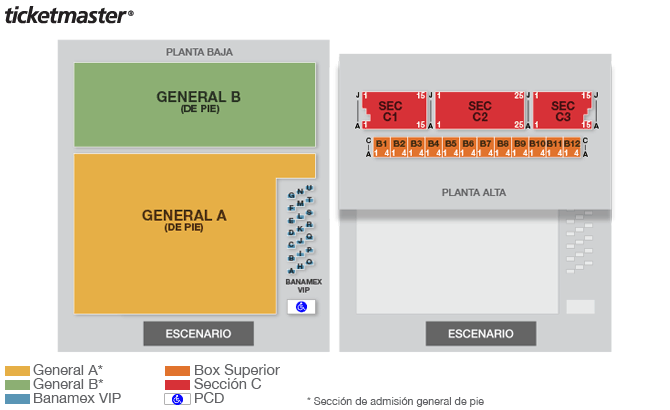 Mapa de asientos del inmueble Aleman solo como referencia
