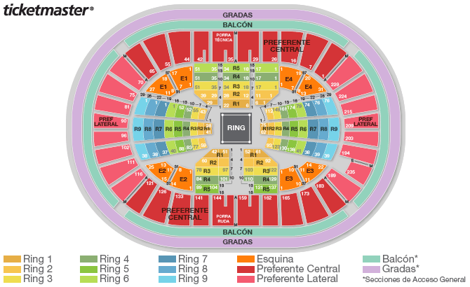Arena Mexico Seating Chart | Labb by AG