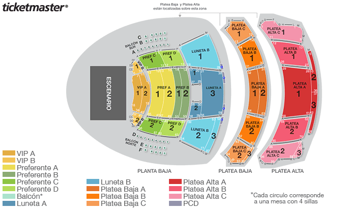 Auditorio Pabellon M Monterrey Nl Tickets 22 Event Schedule Seating Chart