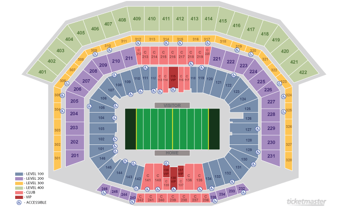 San Francisco 49ers Stadium Seating Chart