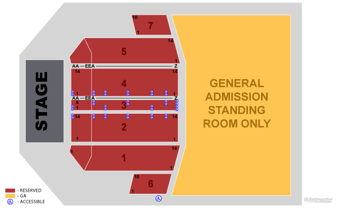 Sunset Station Amphitheater Seating Chart