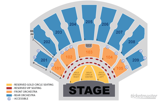 Seating Chart Zappos Theatre Planet Hollywood