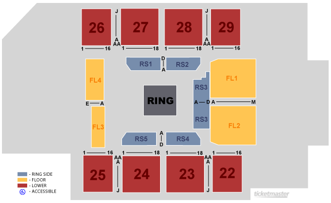 red rock casino bingo seating chart