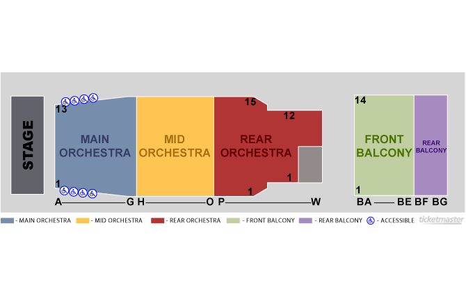 Holly Theater Seating Chart