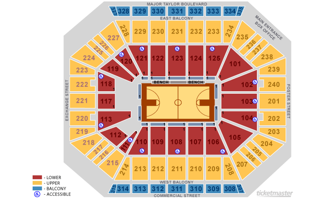 Dcu Seating Chart View