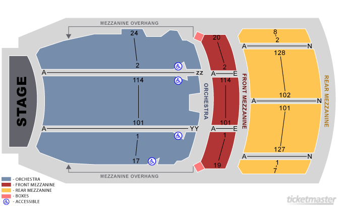 Lafontaine Theater Seating Chart