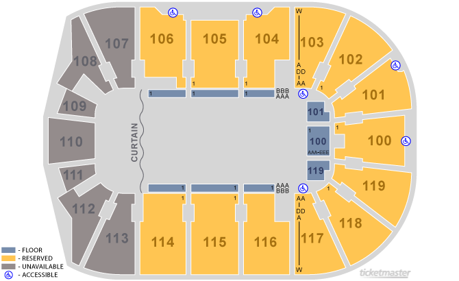 Webster Bank Seating Chart