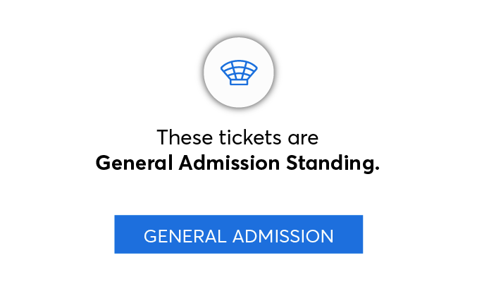 Venue seating chart for Crusaders for reference only