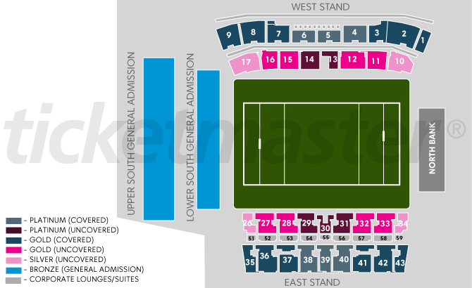 Mt Smart Stadium Seating Chart