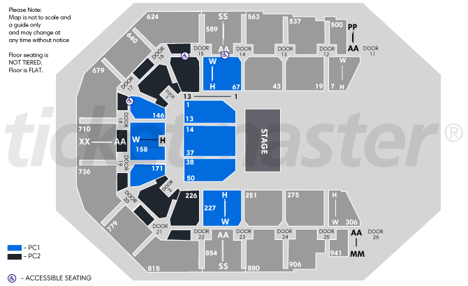 Spark Arena Seating Chart