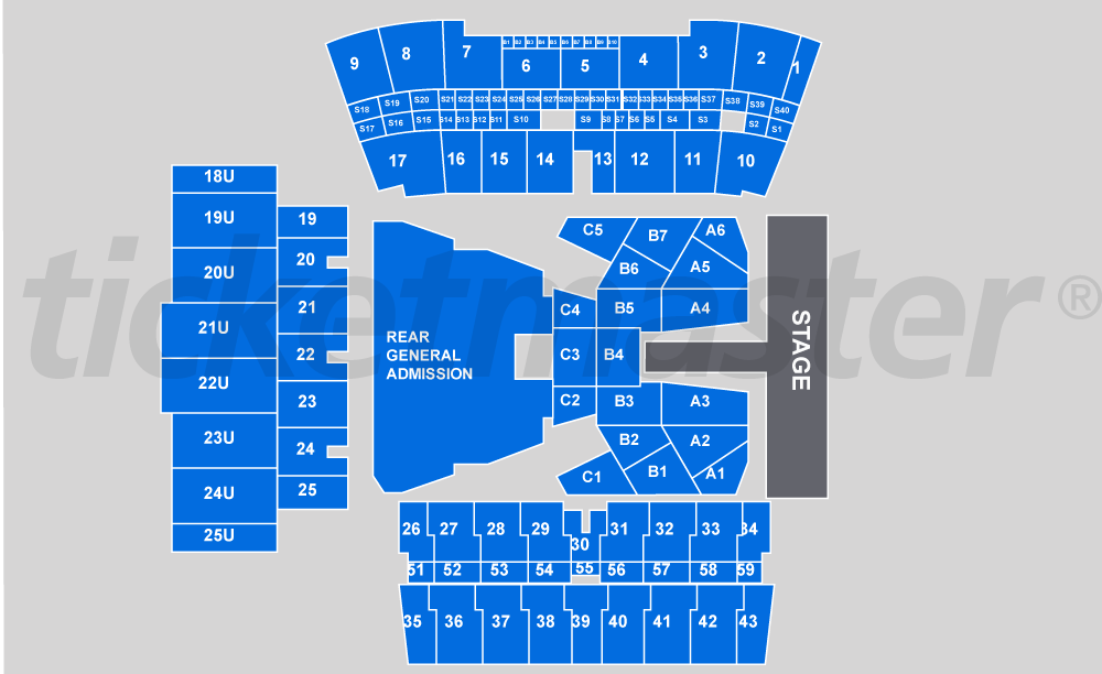 Mt Smart Stadium Seating Map