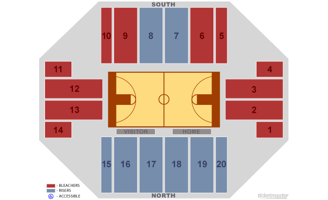 Bob Carpenter Center Seating Chart Basketball