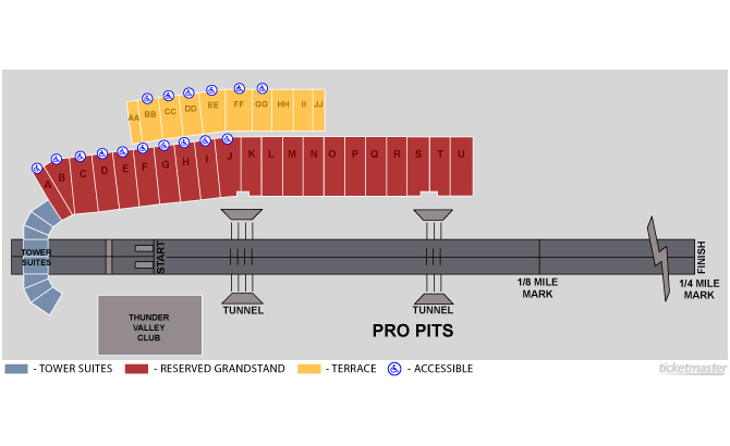 Bristol Dragway - Bristol | Tickets, Schedule, Seating Chart, Directions