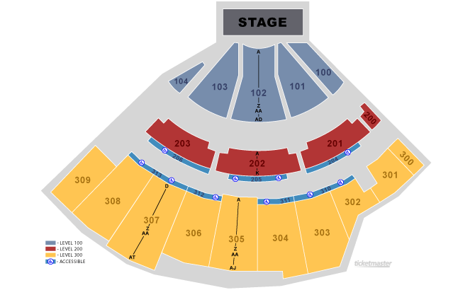 Raleigh Amphitheater Seating Chart