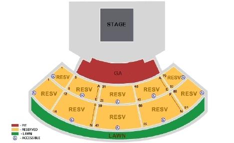 seating amphitheater security chart rock little