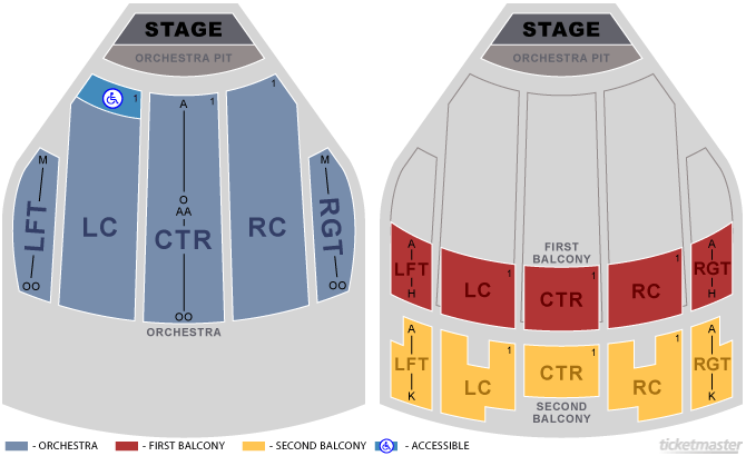 The Howard Theatre Seating Chart