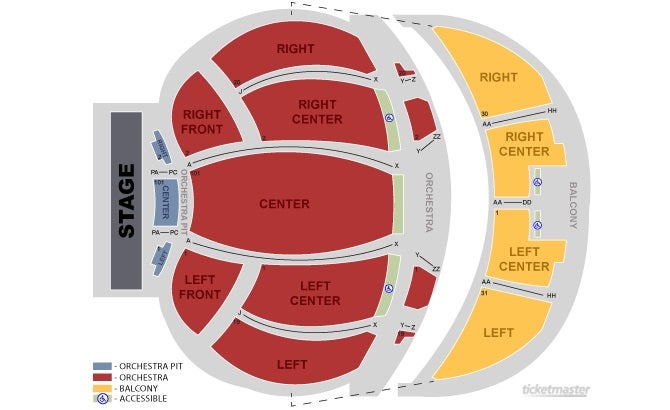 Tennessee Theater Knoxville Seating Chart