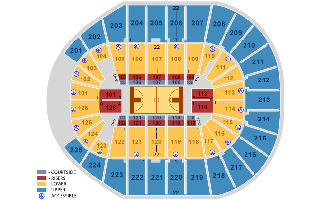 Verizon Arena Seating Chart