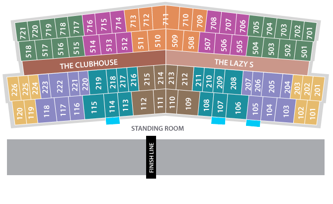 Grandstand Seating Chart
