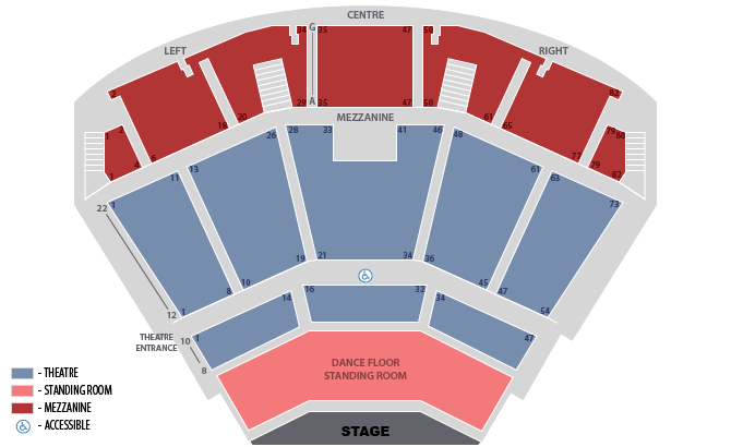 The National Richmond Seating Chart