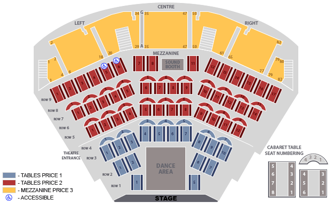 Regent Theatre Seating Chart