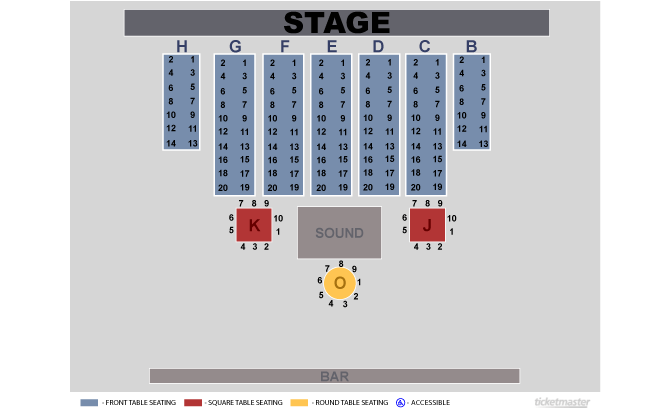 House Of Blues Seating Chart