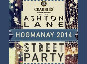 Ashton Lane Hogmanay Street Party