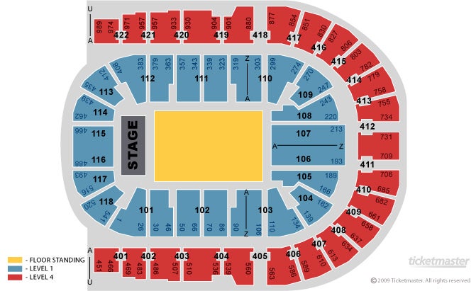 sza tour layout