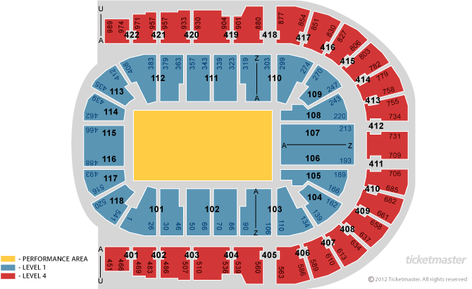 Nitro Circus 'you Got This' Tour Seating Plan at The O2 Arena