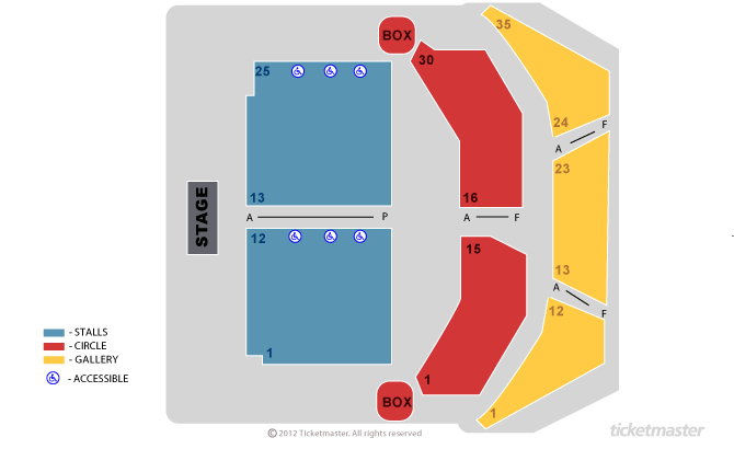 Lyceum Seating Chart