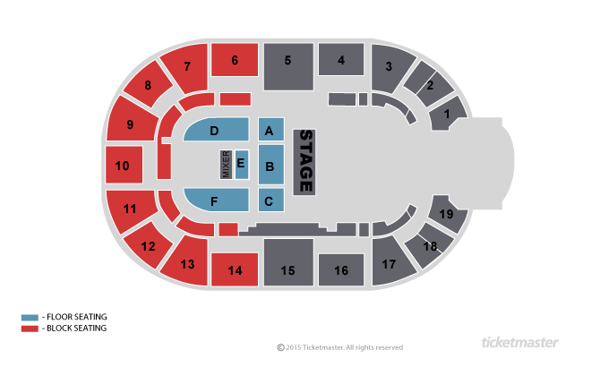 Joe Bonamassa Seating Plan - Motorpoint Arena Nottingham