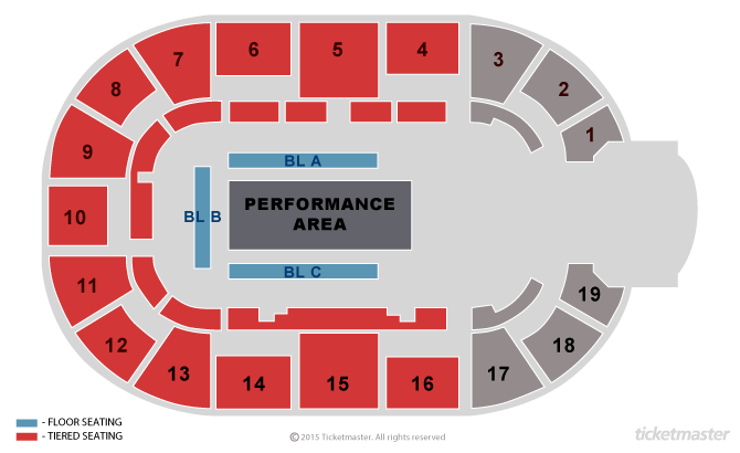 Strictly Come Dancing - the Live Tour Seating Plan at Motorpoint Arena Nottingham