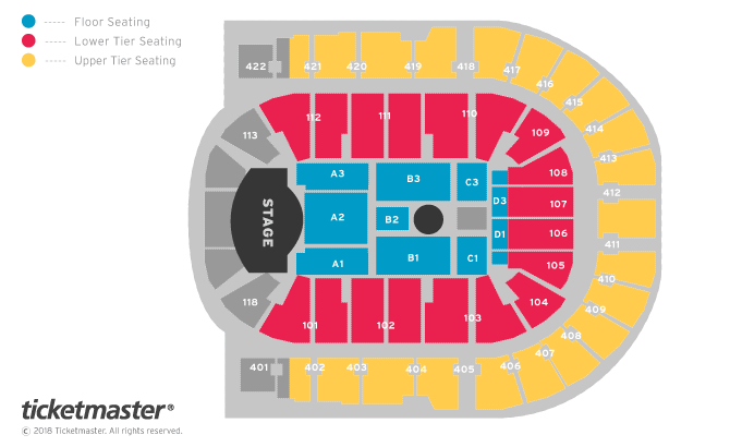 Shawn Mendes: the Tour Seating Plan at The O2 Arena