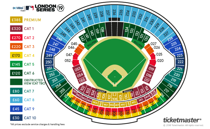 Stadium Series Seating Chart