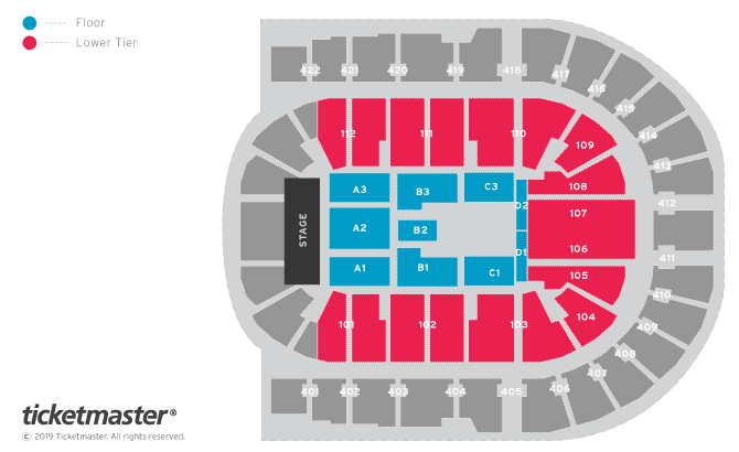 Electric Soul Festival Seating Plan at The O2 Arena
