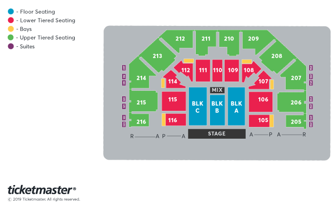 RuPaul's Drag Race Werq the World Tour 2023 Seating Plan at Utilita Arena Sheffield