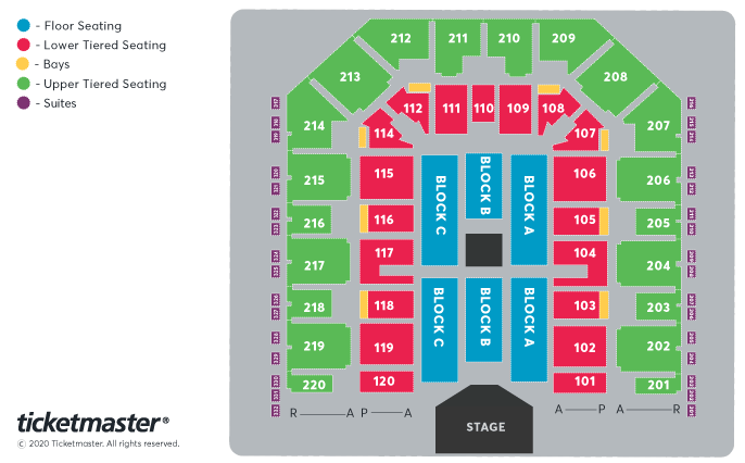 Gary Barlow - ALL THE HITS LIVE 2021 Seating Plan at Utilita Arena Sheffield